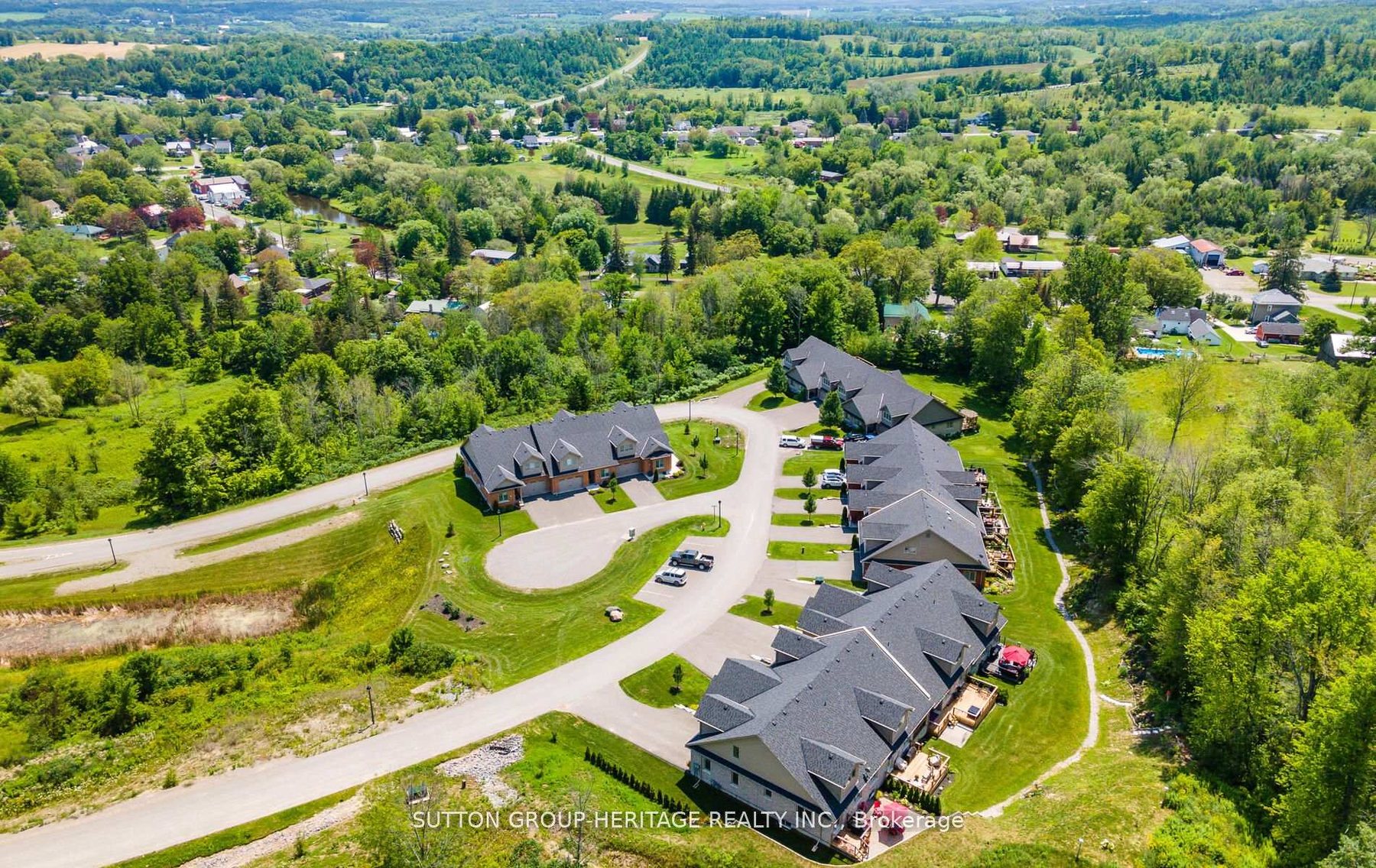 Orchard Hill Country Townhomes — Aerial View — Community & Village
