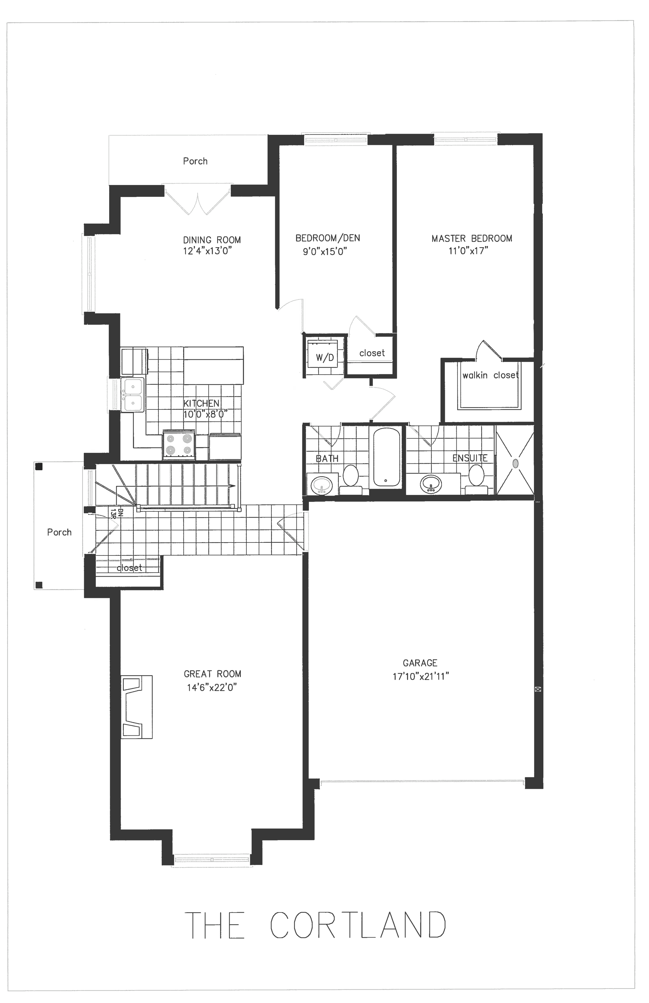 The Cortland floor plan