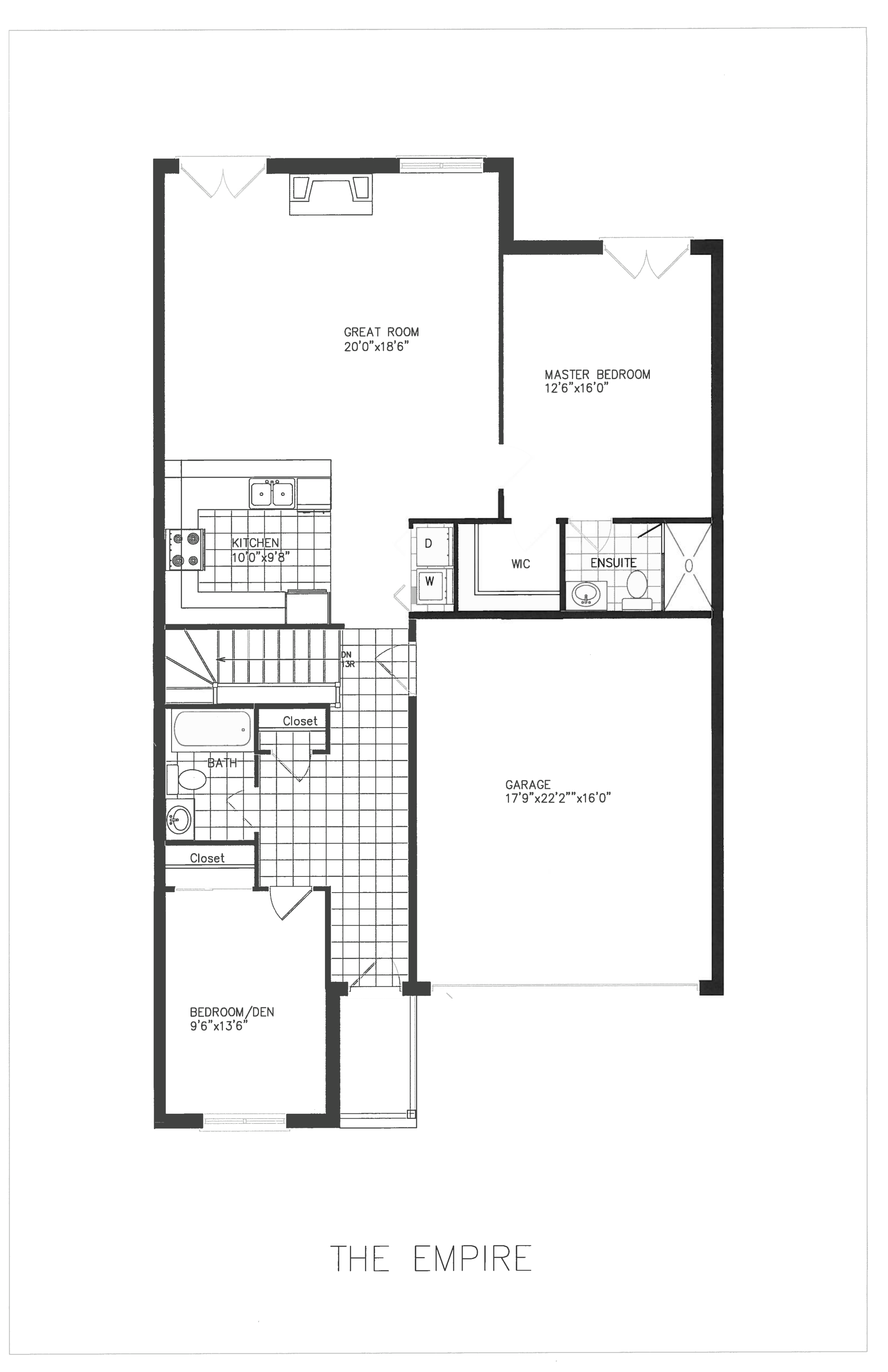 The Empire floor plan