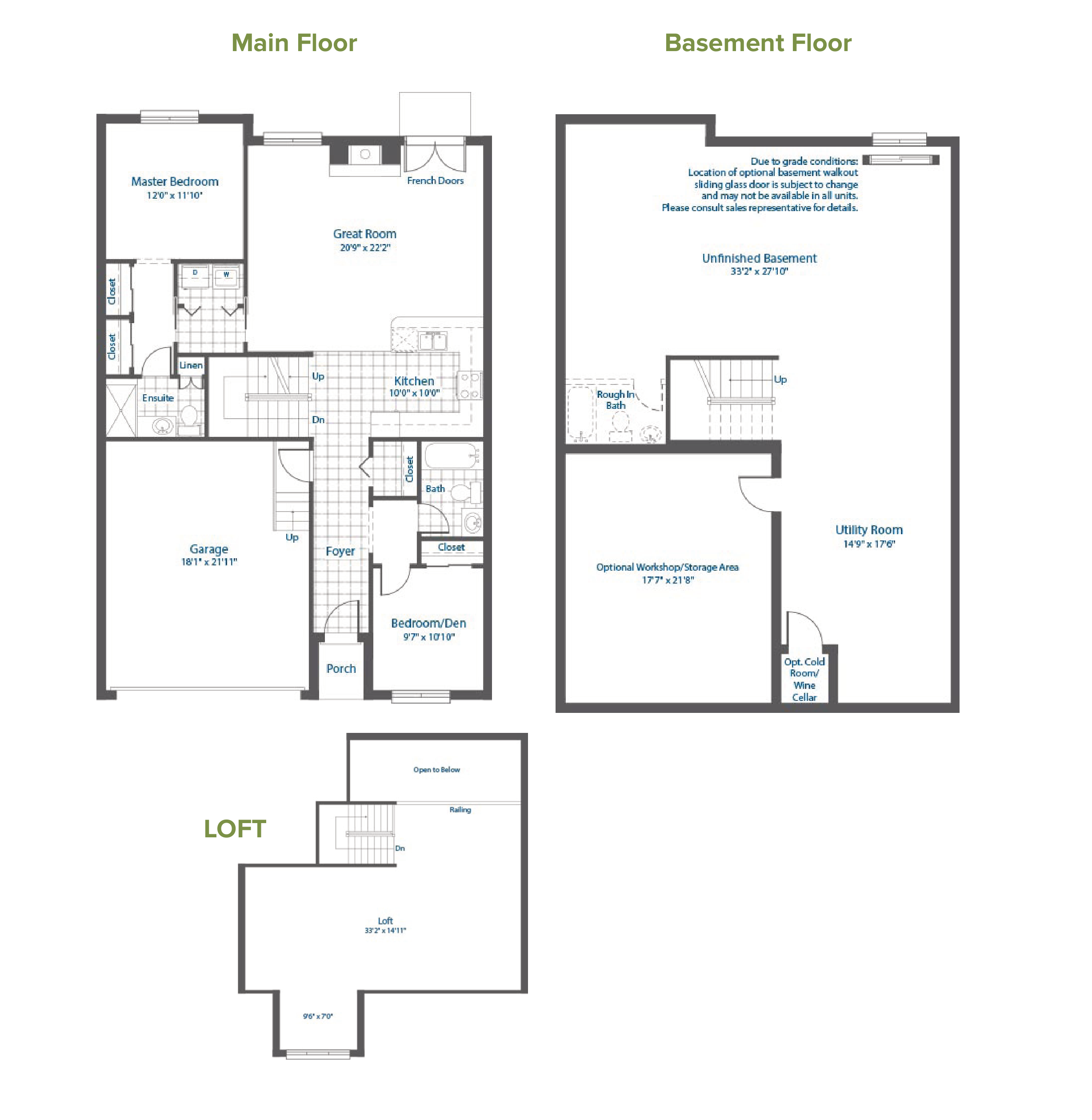 The Russet floor plan