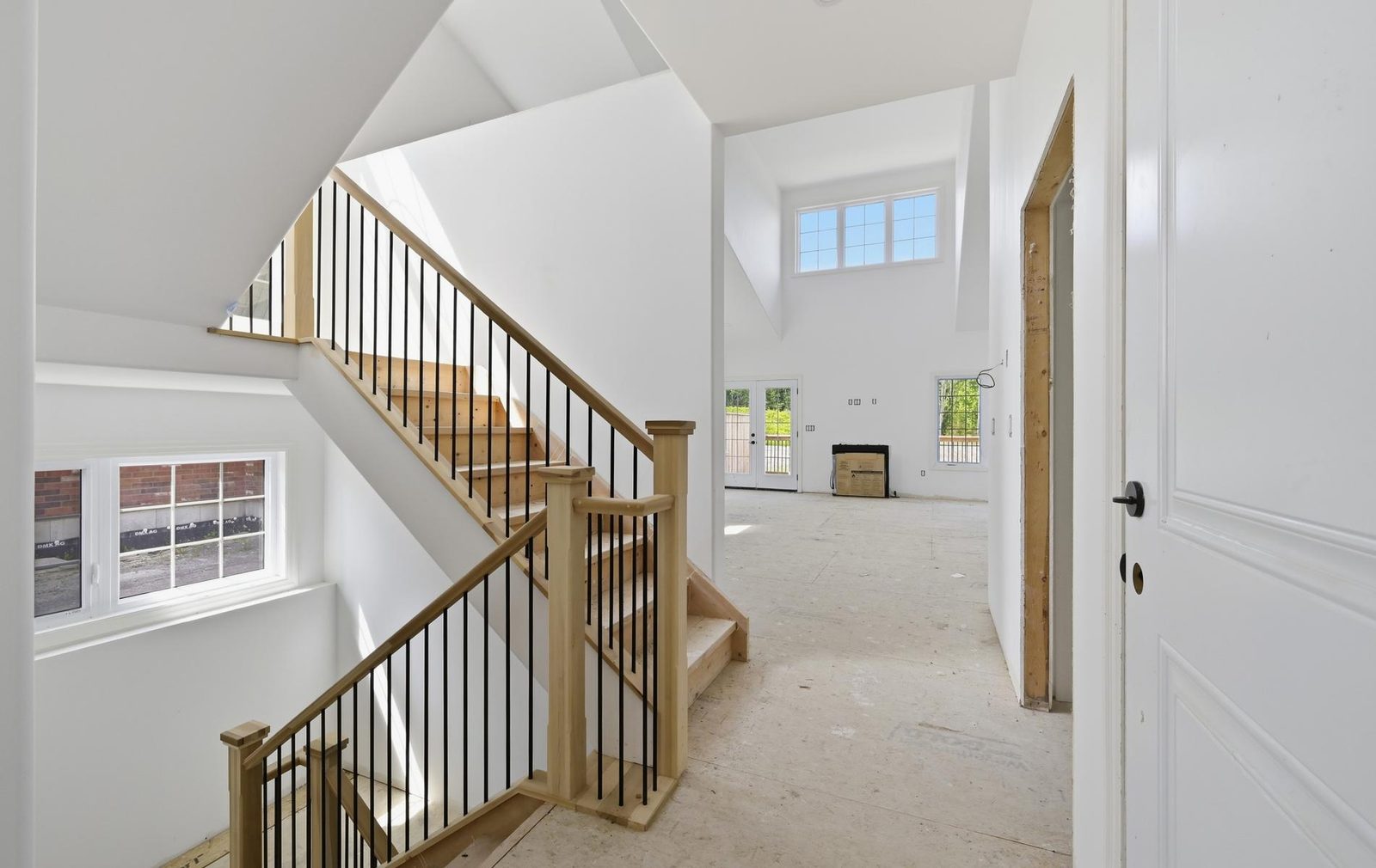 126 Orchard Way staircase and great room
